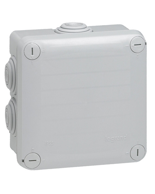Коробка распределительная Plexo IP55 105х105х55мм сер 092022