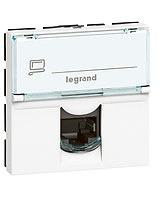 Розетка сетевая Legrand 076555 MOSAIC RJ45 FTP кат5е 2мод бел