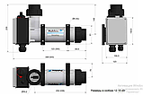 Электронагреватель Pahlen Aqua Compact 18 для бассейна (18 кВт, датчик потока, защита от перегрева), фото 2