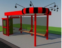 Остановочный комплекс 04 УСН 8601-0501-0104