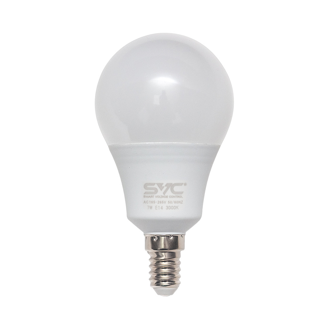 Эл. лампа светодиодная SVC LED G45-7W-E14-3000K  Тёплый G45-7W-E14-3000K