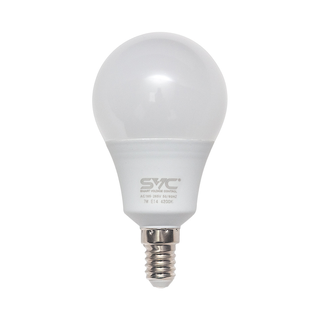 Эл. лампа светодиодная SVC LED G45-7W-E14-4200K  Нейтральный G45-7W-E14-4200K