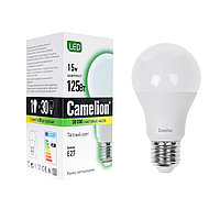 Эл. лампа светодиодная Camelion LED15-A60/830/E27  Тёплый LED15-A60/830/E27