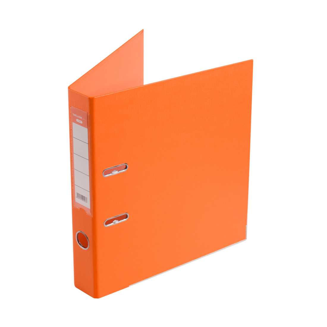Папка-регистратор Deluxe с арочным механизмом Office 2-OE6 А4 50 мм оранжевый 2-OE6 - фото 1 - id-p114870478