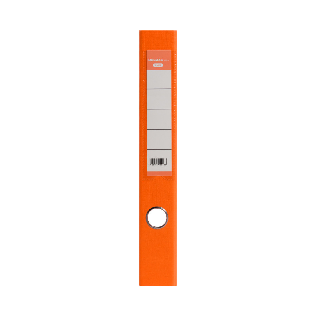 Папка-регистратор Deluxe с арочным механизмом Office 2-OE6 А4 50 мм оранжевый 2-OE6 - фото 3 - id-p114870478