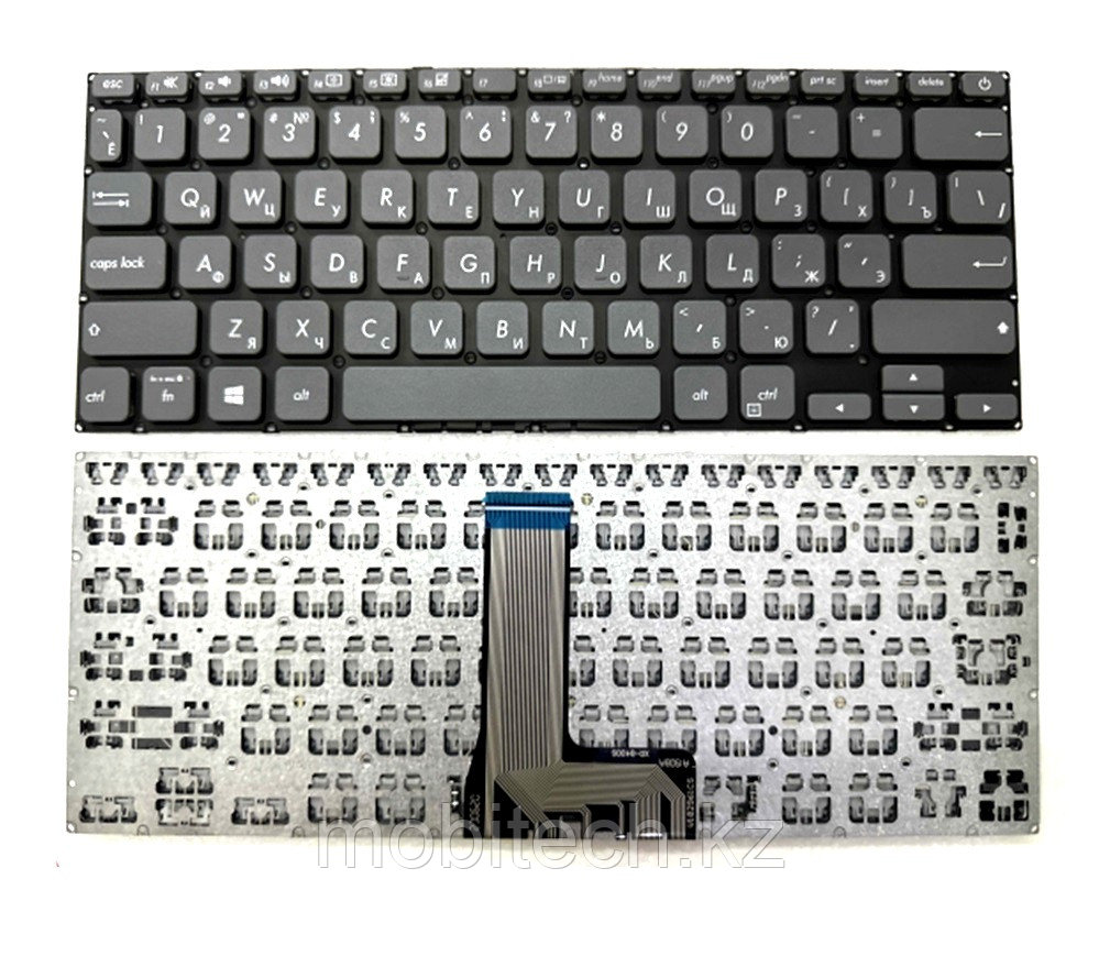 Клавиатуры Asus Vivobook 14 X412 X412D AEXKPU00010 grey клавиатура c RU/ EN раскладкой - фото 1 - id-p104890030