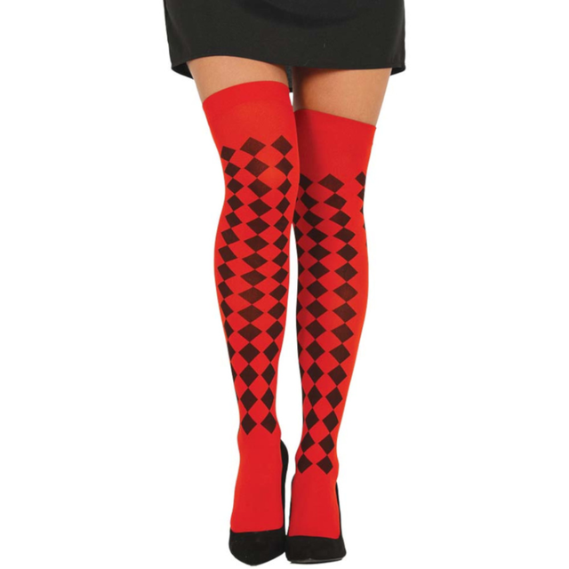 Гольфы выше колена полосатые 70 см черно-синие