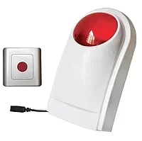 Беспроводная тревожная кнопка со светозвуковым оповещателем WL-106AW