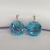 Серьги из серебра с фианитами Красная Пресня 3361637д3