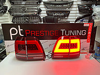 Задние фонари на Land Cruiser 100 1998-2007 дизайн LC300 (Красный цвет)