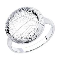 Кольцо из серебра SOKOLOV 94013201 покрыто родием