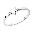 Кольцо из серебра SOKOLOV 94013311 серебро с родием коллекц. SKLV, фото 4