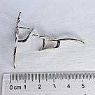 Серьги из серебра с фианитами Aquamarine 400151А.5, фото 3