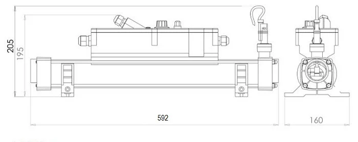 Электронагреватель Elecro Flow Line 836B для бассейна (6 кВт, трёхфазный) - фото 8 - id-p114881692