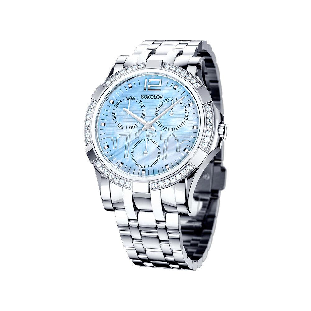 Женские стальные часы SOKOLOV 305.71.00.001.03.01.2 коллекц. Streetracer - фото 1 - id-p82969962