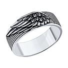 Кольцо из серебра SOKOLOV 95010223 черненное серебро коллекц. SVOBODA, фото 4