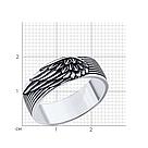 Кольцо из серебра SOKOLOV 95010223 черненное серебро коллекц. SVOBODA, фото 5