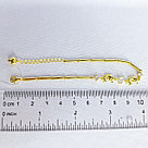 Серьги из серебра с фианитами L609, фото 6