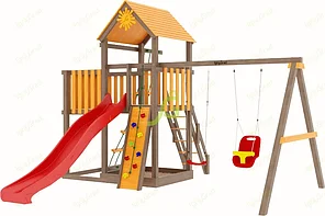 Детская площадка IgraGrad Панда Фани с балконом