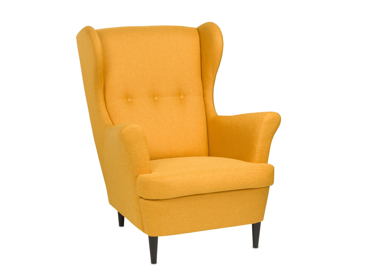 Кресло ТОЙВО (TOIVO, ткань TWIST 10), жёлто-оранжевое - фото 1 - id-p114882224