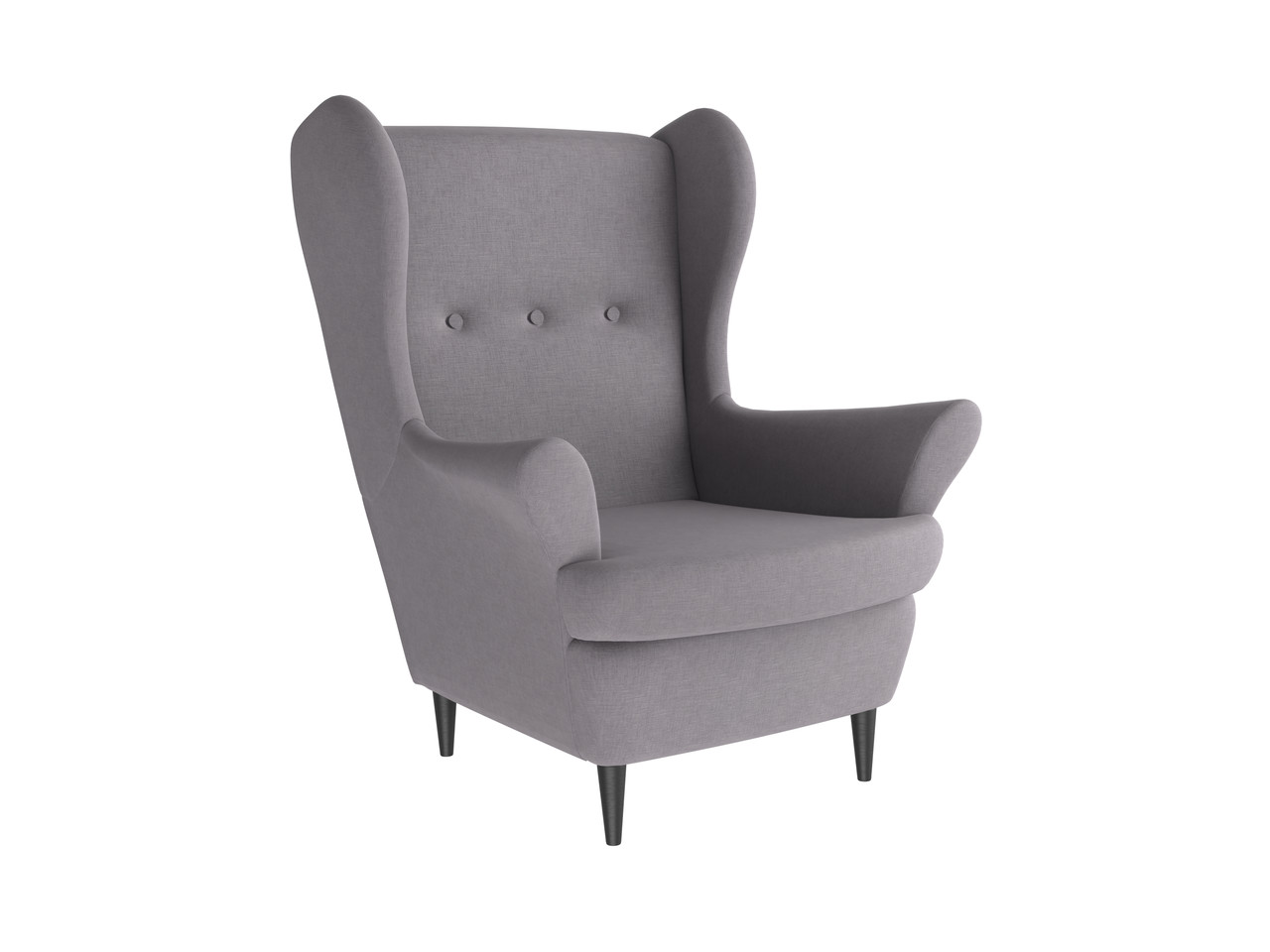 Кресло ТОЙВО (TOIVO, ткань TWIST 19), серый - фото 1 - id-p114882276