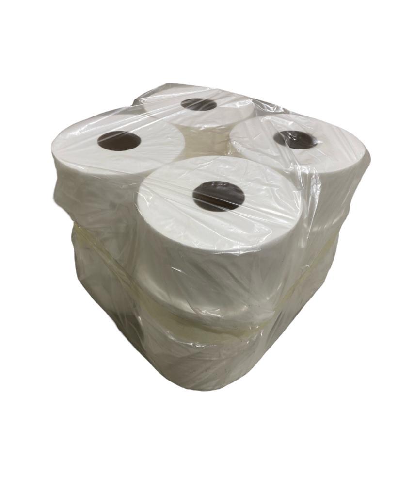 Бумага туалетная Jumbo "KN"/белая/100% целлюлоза/2х-слойная/150м/12рул - фото 1 - id-p114882830