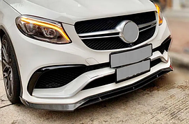 Карбоновая губа переднего бампера для Mercedes-Benz GLE 63 AMG C292 2015-2019