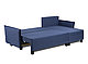 Диван-кровать угловой ТУУЛИ (TUULI, ткань MALMO 79) с ящиком для хранения, синий, фото 2