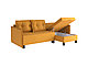 Диван-кровать угловой ТУУЛИ  (TUULI, ткань TWIST 10)  с ящиком для хранения, жёлто-оранжевый, фото 2