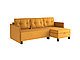 Диван-кровать угловой ТУУЛИ  (TUULI, ткань TWIST 10)  с ящиком для хранения, жёлто-оранжевый, фото 4