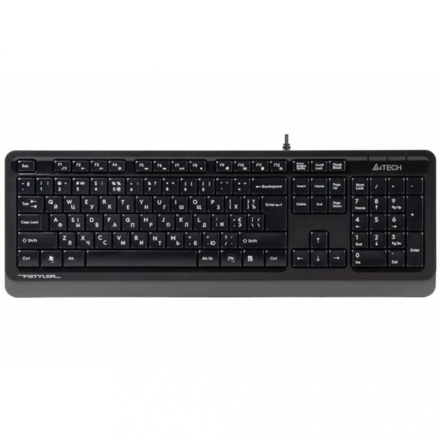 Клавиатура A4tech Fstyler FK10 USB Black/Grey - фото 1 - id-p114883657