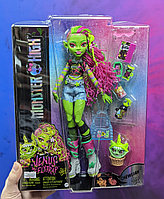 Оригинальная кукла Monster High Venus McFlytrap Doll with Plant Monster Pet Cat Chewlian (Байтурсынова 15)