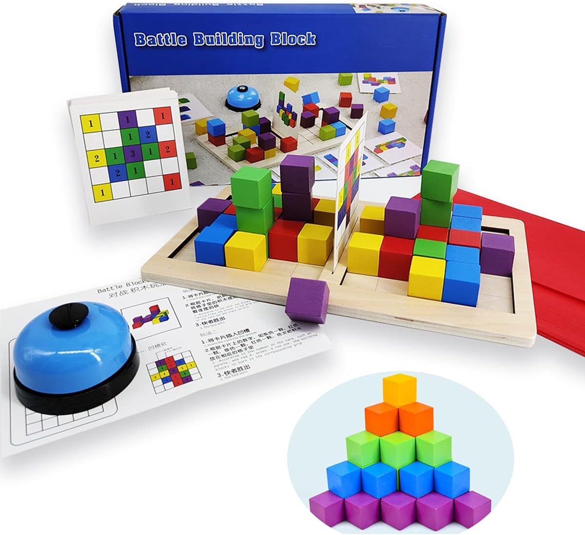 Настольная игра-головоломка - Цветные кубики