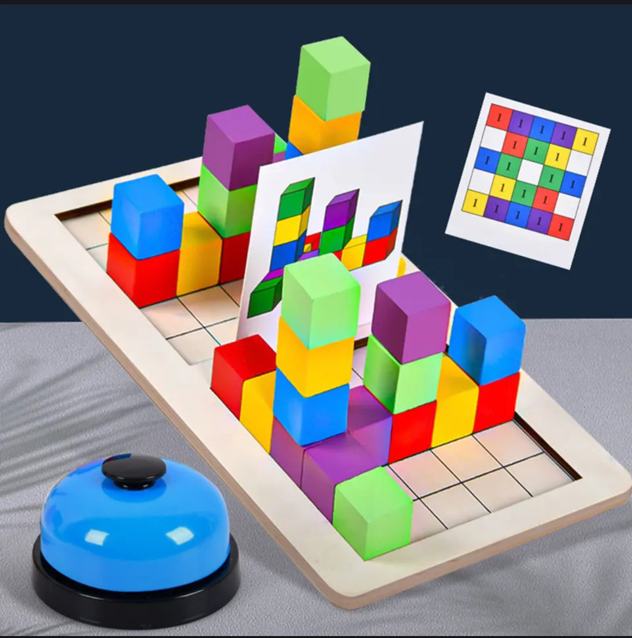 Настольная игра-головоломка - Цветные кубики - фото 2 - id-p114884540