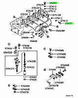 Митсубиси Болт шланга генератора 8x18 4D56