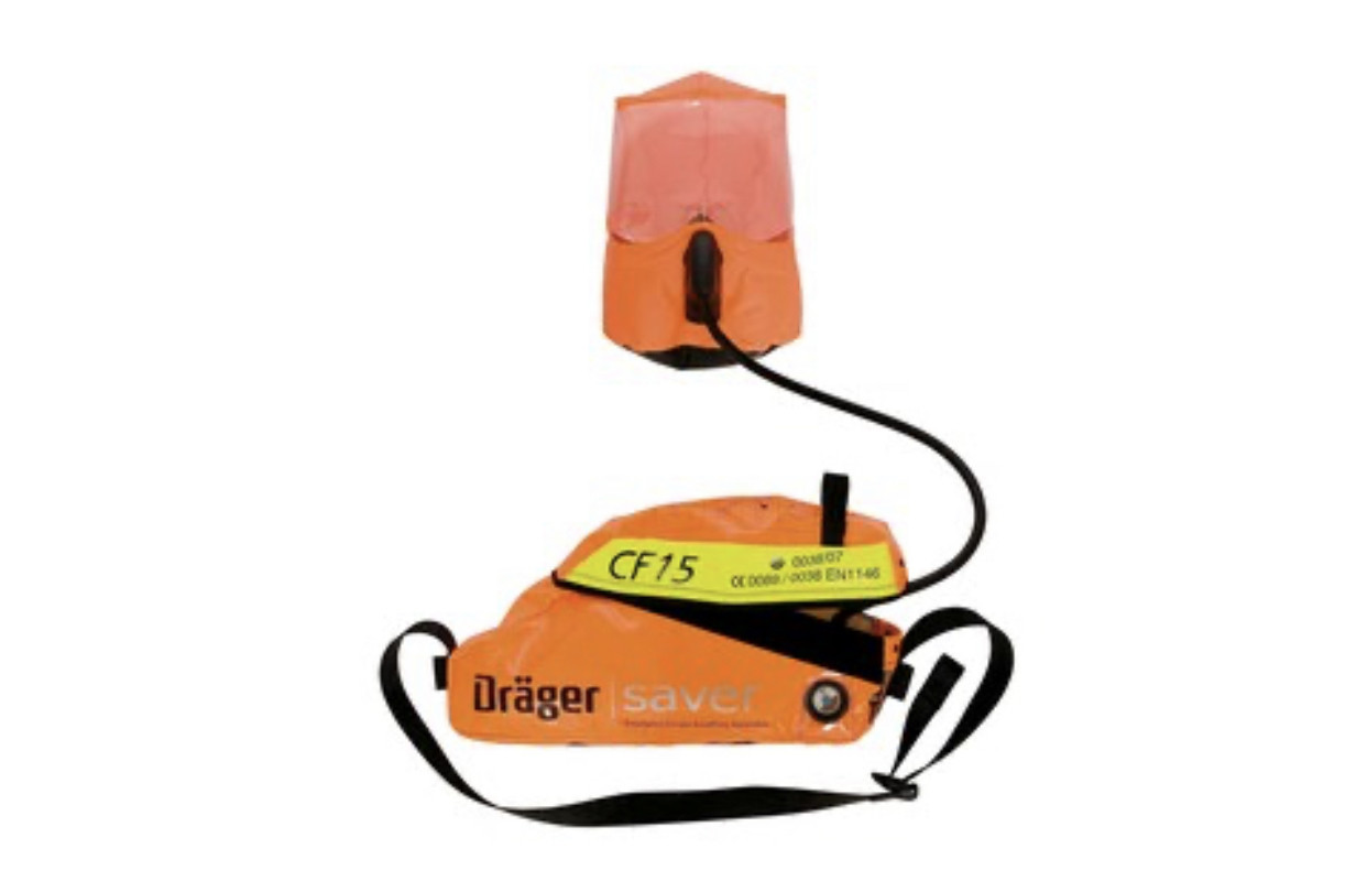 Спасательный дыхательный аппарат Drager CF - 15(полный комплект) - фото 3 - id-p114885378