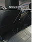 Чехлы эко-кожа Premium, для Hyundai Accent/Solaris (2017-2023), черно-серого цвета, фото 3
