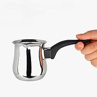 Турка для кофе стального цвета (360мл) 007