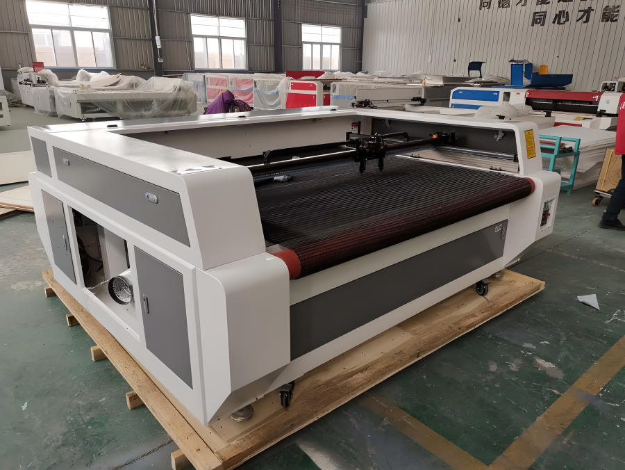 Рулонный лазерный станок JK 1610 Ruida 100W (Две головы), фото 1