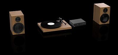 Виниловый проигрыватель Pro-Ject Debut EVO Colourful Audio System орех