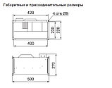 Вентилятор канальный  ВКП 40-20-4Е, 220В с эл.дв 0.33кВт х 1280об/мин | 1200м3/час, фото 4