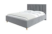 Кровать Berta серый 160х200 см
