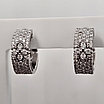 Золотые серьги с бриллиантами 0,88Ct VS1/G EX, фото 8