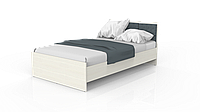 Кровать двухспальная ЕСО К012 бодяга М Серый с матрасом