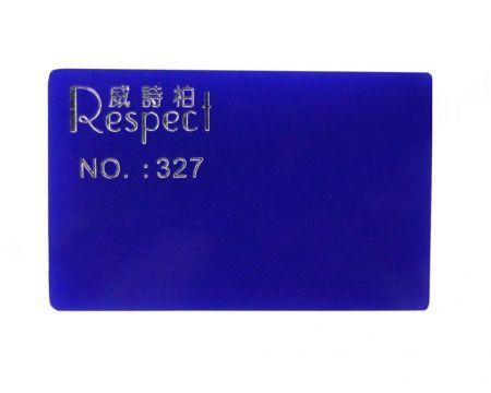Оргстекло Respect 327 фиолетово-синий 2440х1220 3 мм - фото 1 - id-p114891782