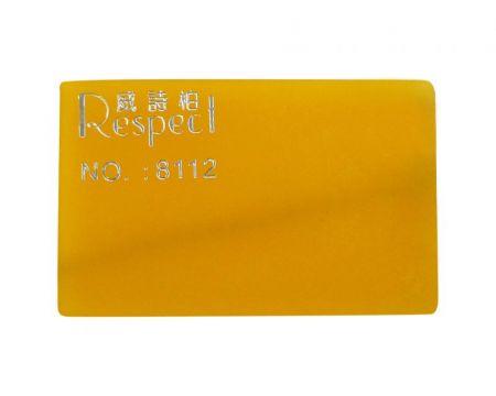 Оргстекло Respect 8112 желтый 2440х1220 3 мм