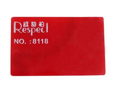 Оргстекло Respect 8118 красный 2440х1220 3 мм