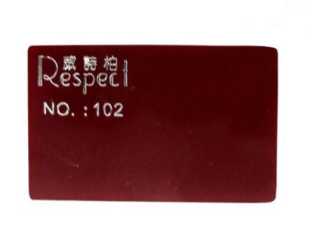 Оргстекло Respect 102 транслюцентный бордовый 2440х1220 3 мм - фото 1 - id-p114891792