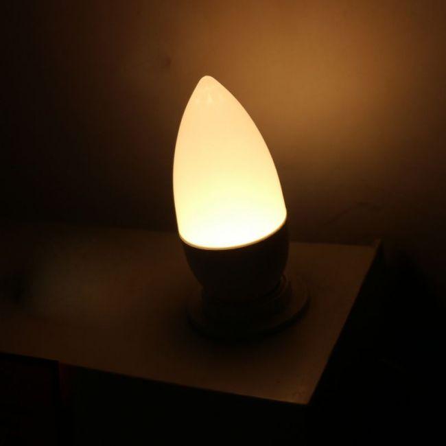 Лампа LED E14 стандарт Свеча 7W NW - фото 2 - id-p114890838