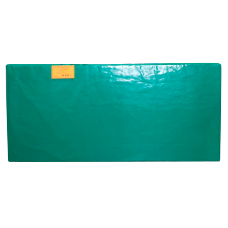 Мат зеленый (Вомлекс белый (4*100*200) - 1 лист , ткань тентовая Derfleks (2,5*50 м 0,5 мм Зеленый 610 гр) -